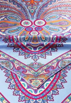 Aesthetic Paisley 140x140 - multi blue (blau)