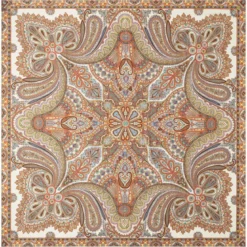 Aesthetic Paisley 140x140 - panna multi (beige)