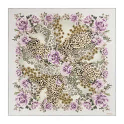 Blooming Wilderness 100x100 - multi cashmere (beige)