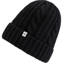 Cabled Charm Mütze - black (schwarz)