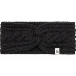 Cabled Charm Strirnband - black (schwarz)