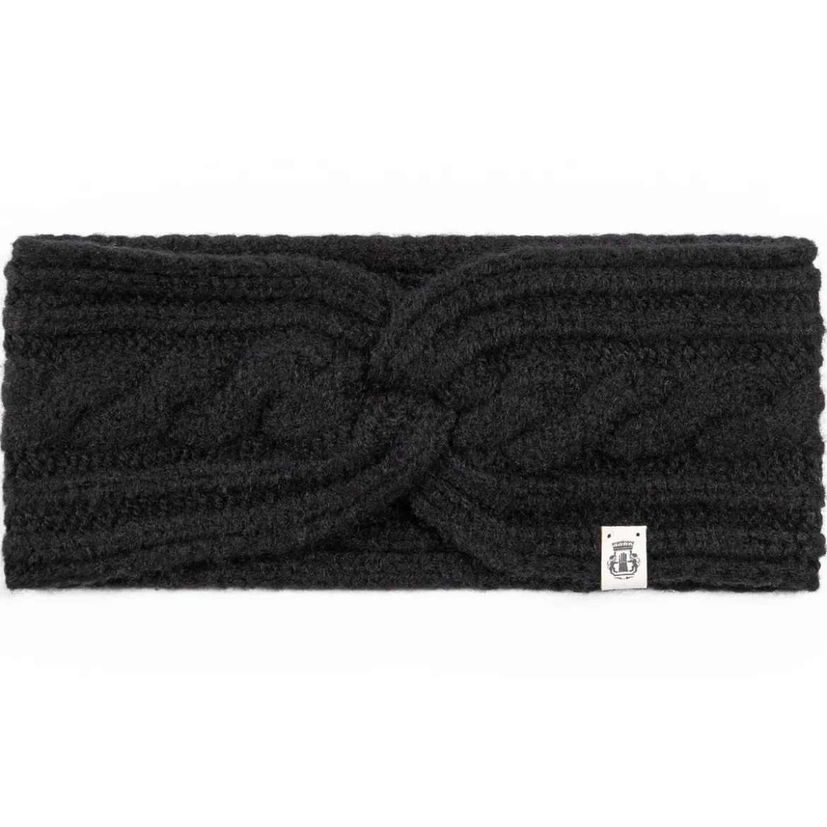 Cabled Charm Strirnband - black (schwarz)
