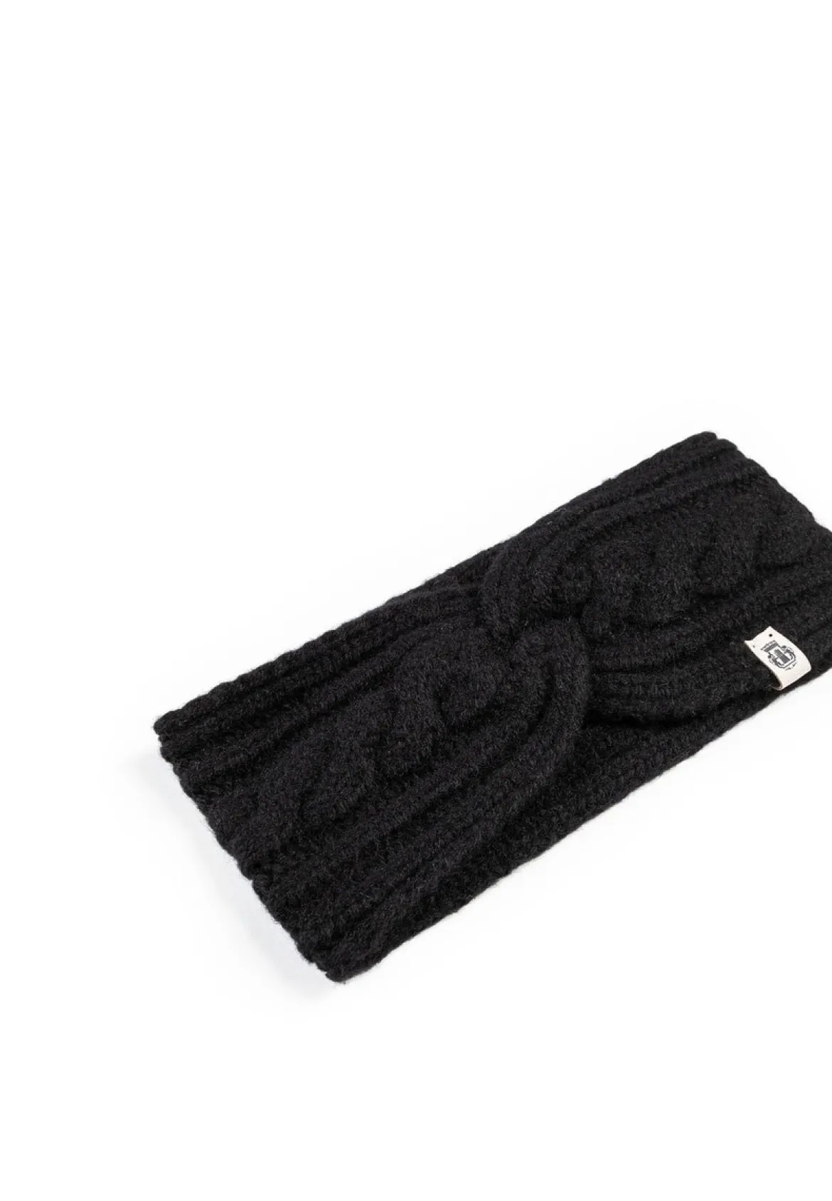 Cabled Charm Strirnband - black (schwarz)