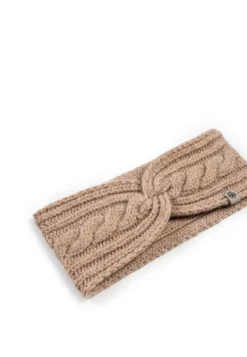 Cabled Charm Strirnband - cashmere (beige)