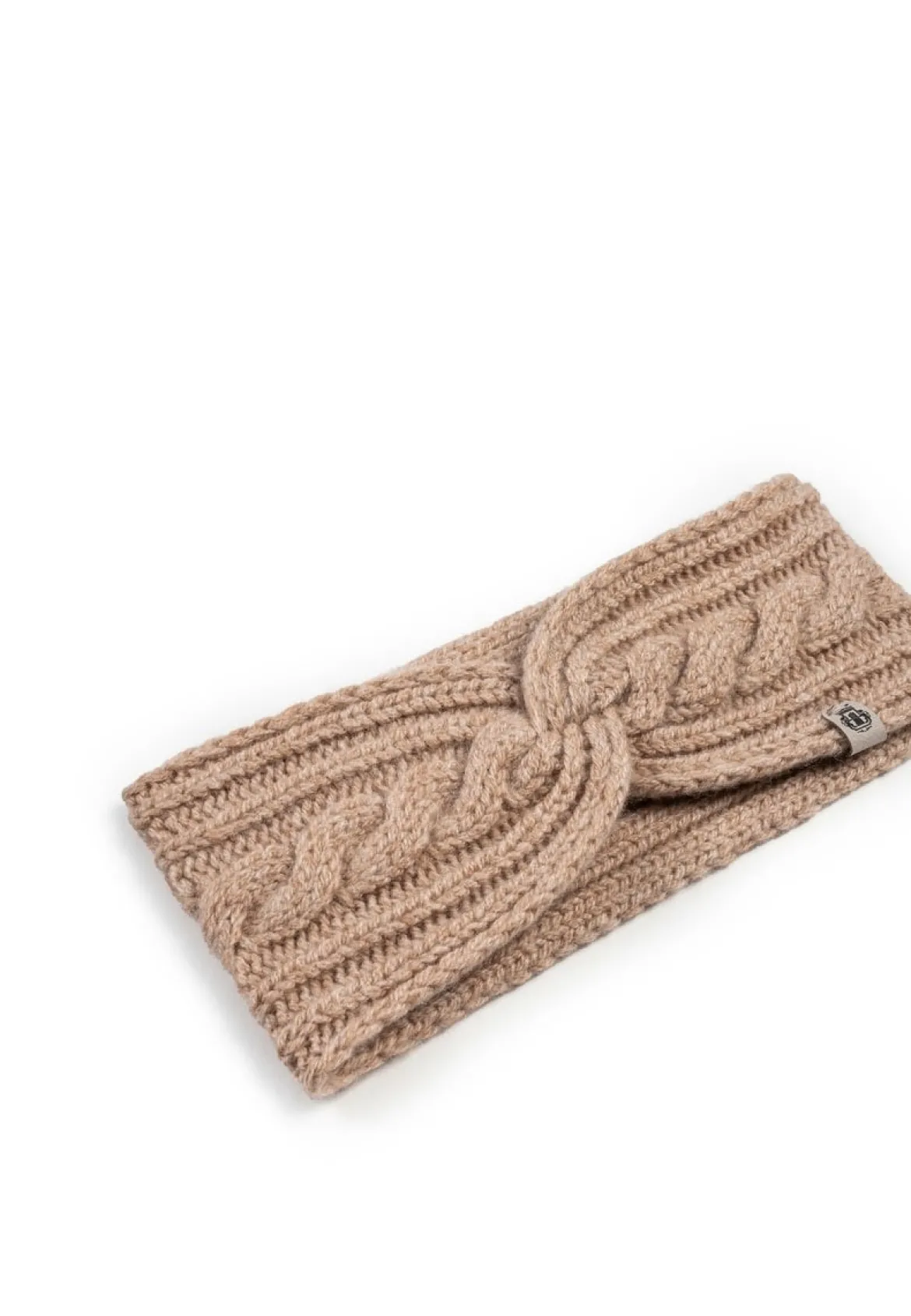Cabled Charm Strirnband - cashmere (beige)