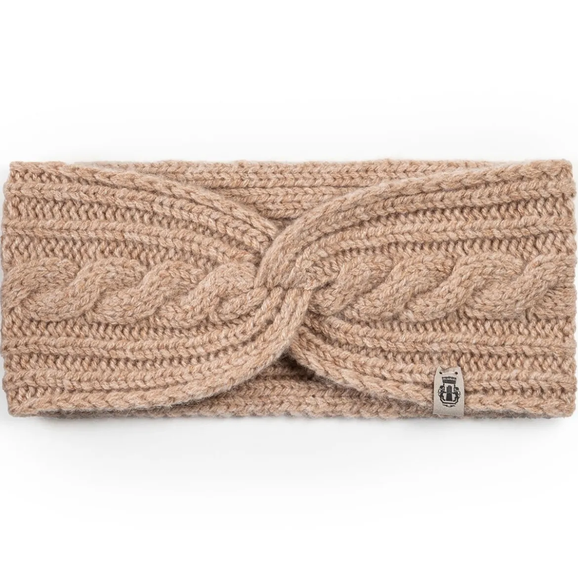 Cabled Charm Strirnband - cashmere (beige)