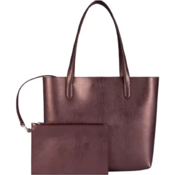 Carol Shopper metallic large - wine (rot)