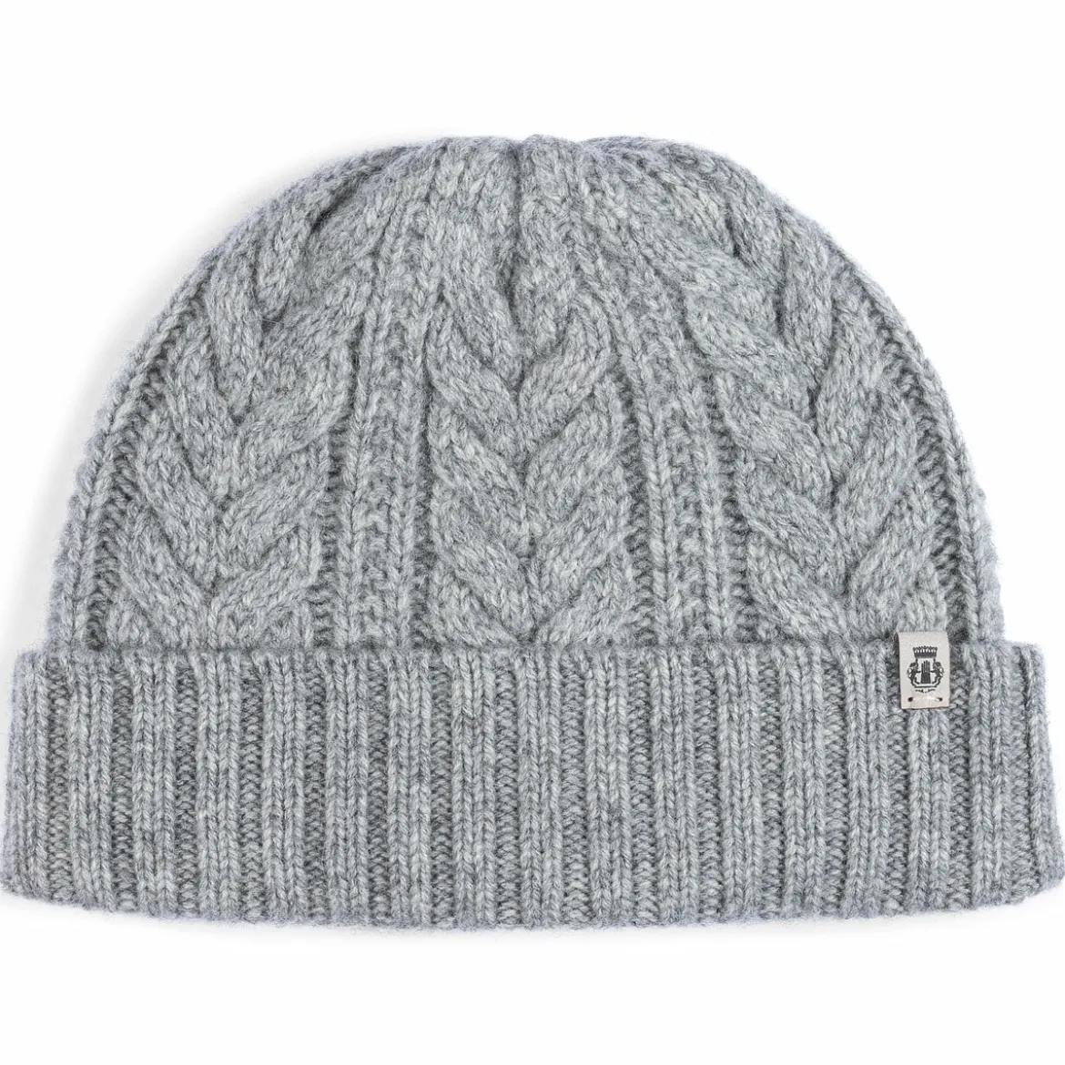 Cashmere Twist Mütze - flanell (grau)