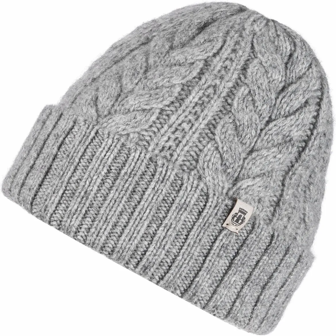 Cashmere Twist Mütze - flanell (grau)