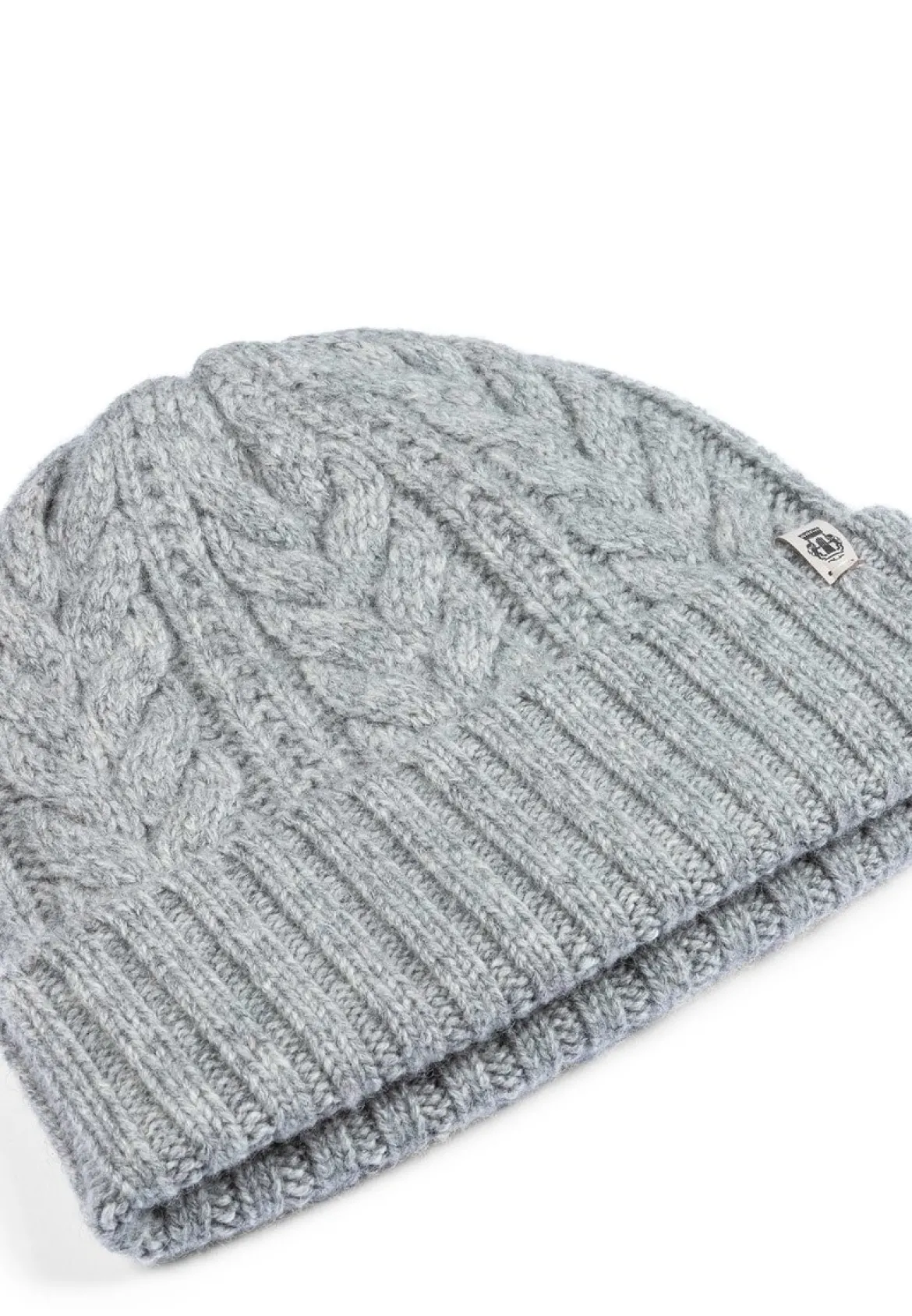 Cashmere Twist Mütze - flanell (grau)