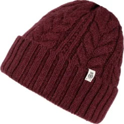 Cashmere Twist Mütze - mulberry (rot)