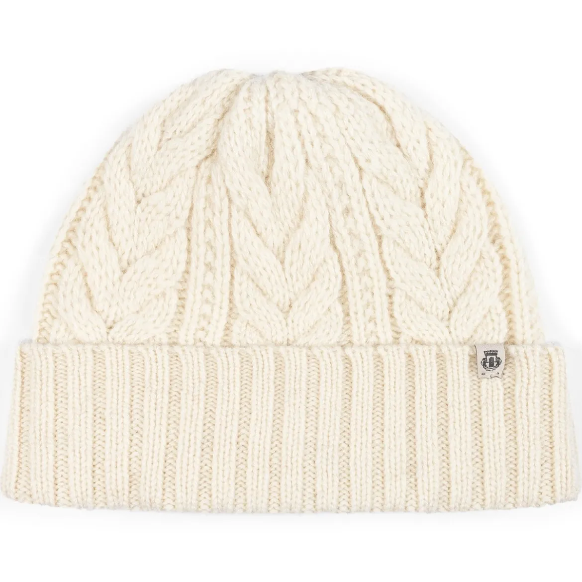 Cashmere Twist Mütze - woolwhite (weiss)
