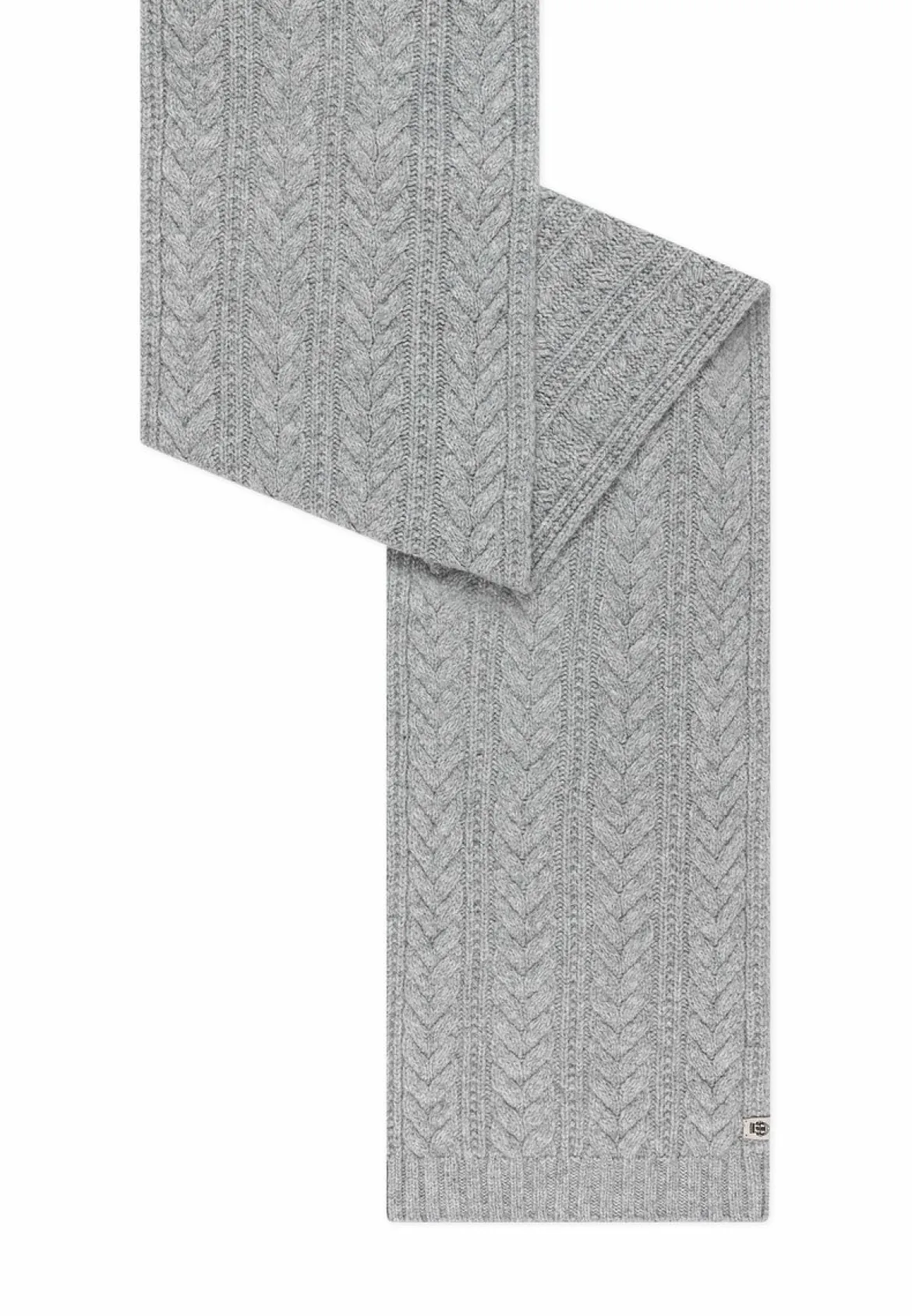 Cashmere Twist Schal 30x180 - flanell (grau)