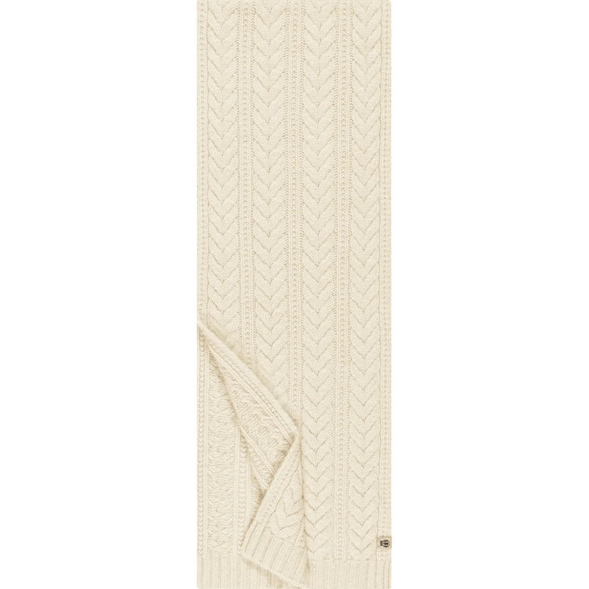 Cashmere Twist Schal 30x180 - woolwhite (weiss)