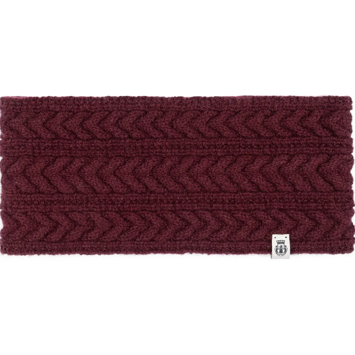 Cashmere Twist Stirnband - mulberry (rot)