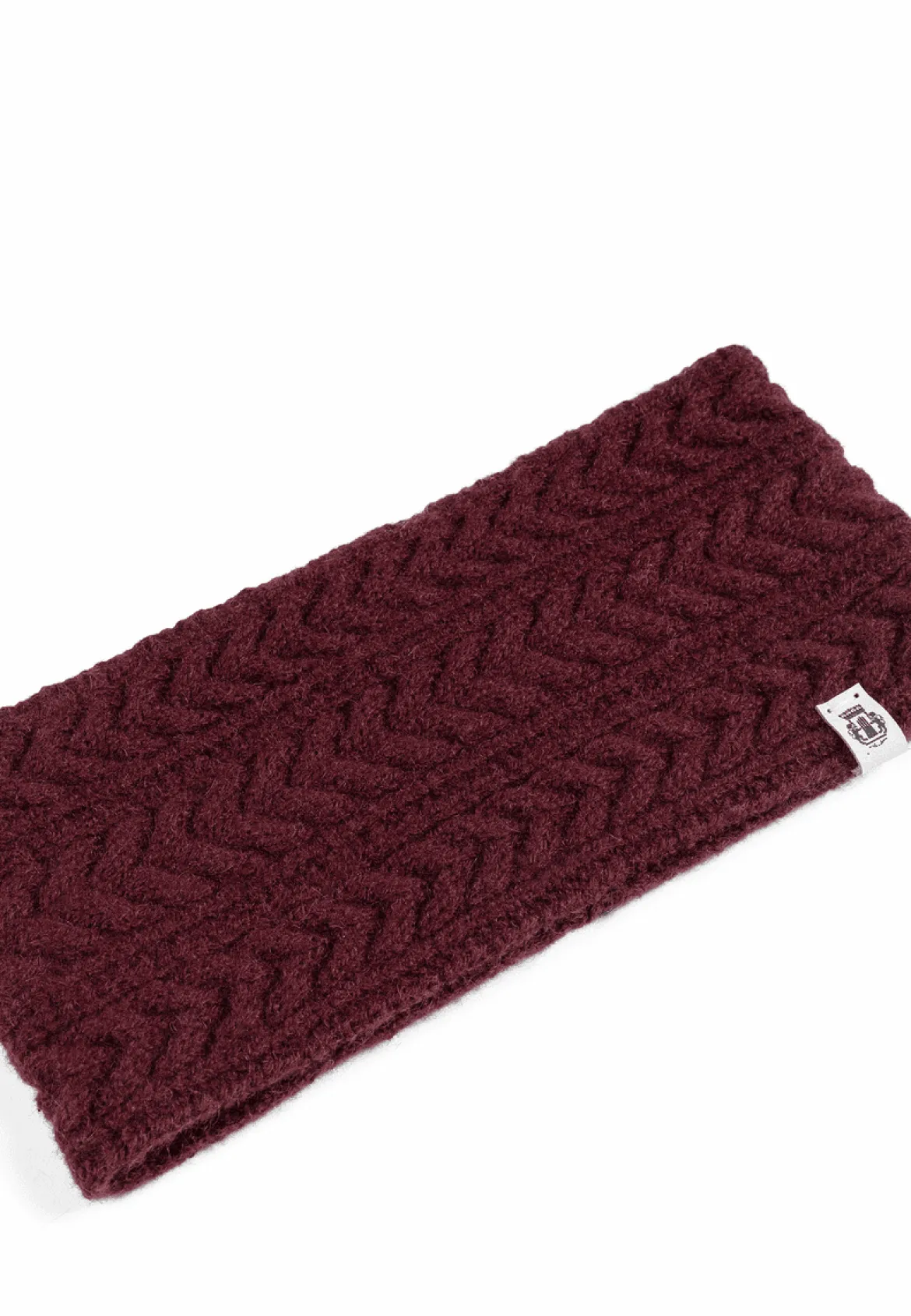 Cashmere Twist Stirnband - mulberry (rot)