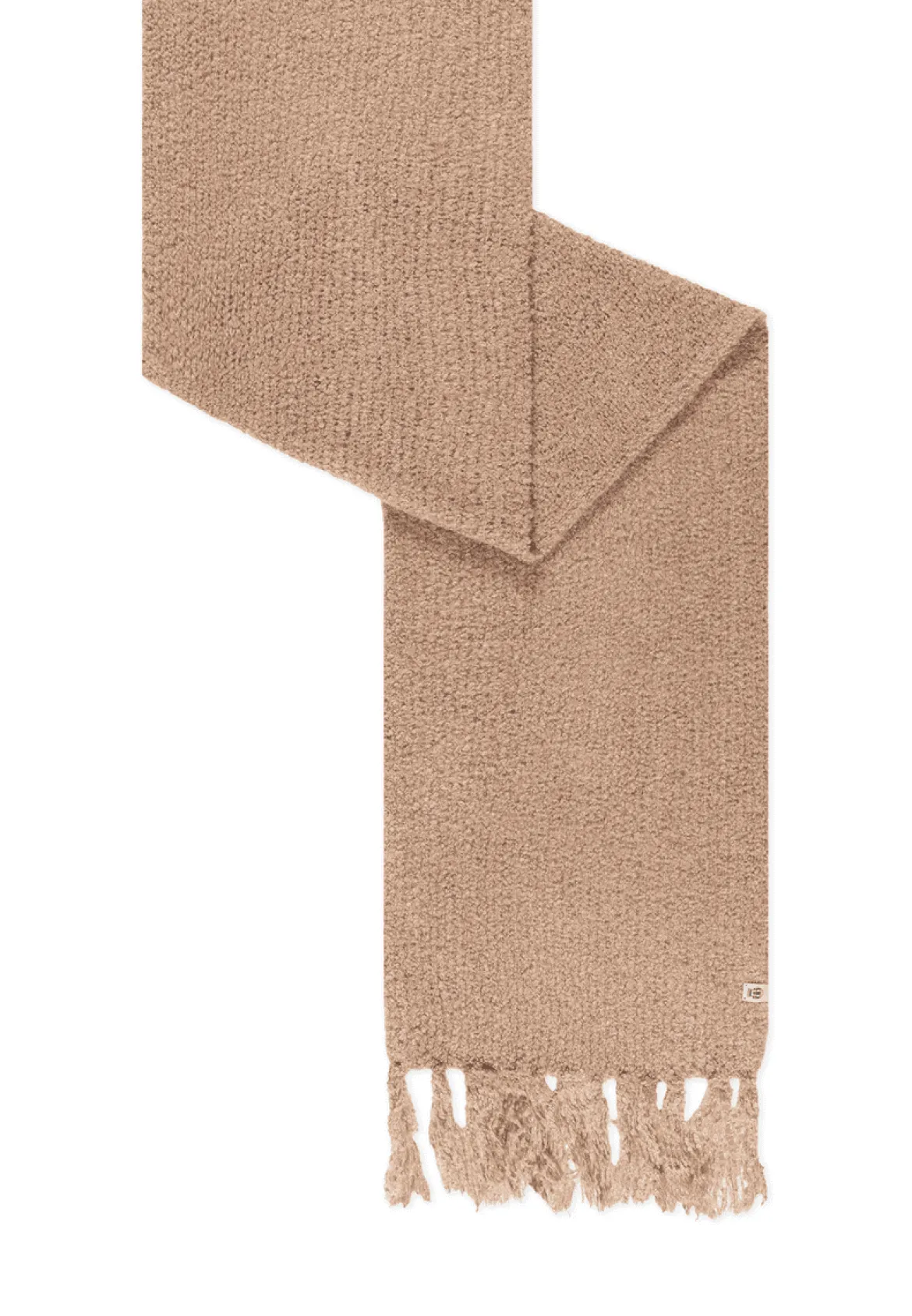 Classic Bouclé Schal 35x180 - camel (beige)