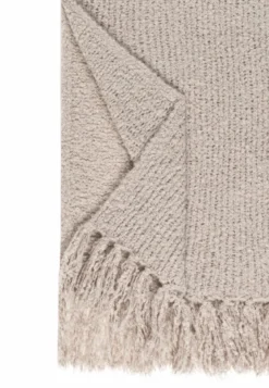 Classic Bouclé Schal 35x180 - cashmere (beige)