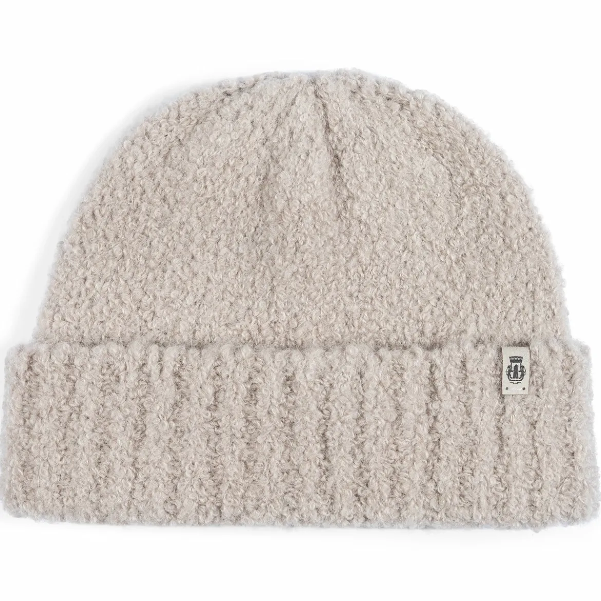 Classic Bouclé Umschlagmütze - cashmere (beige)