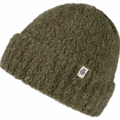 Classic Bouclé Umschlagmütze - moss (grün)