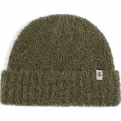 Classic Bouclé Umschlagmütze - moss (grün)