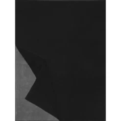 Classic Georgette 65 x 180 - black (schwarz)