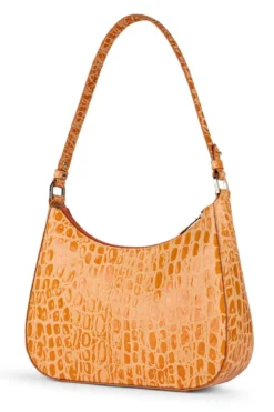 Cleo small Croco - safran (orange)