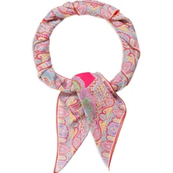 Colorblocking Ornament 140x140 - multi flamingo (orange)