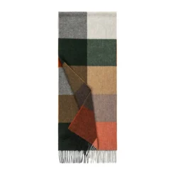 Coloured Squares Men 35x170 - multi camel (beige)