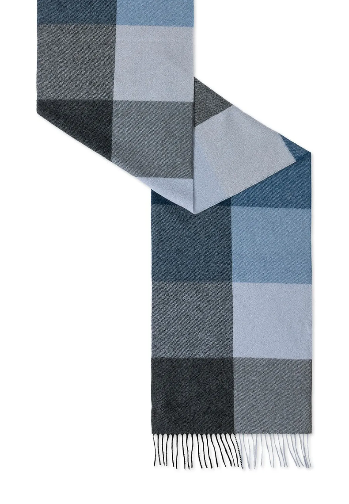 Coloured Squares Women 35x170 - multi navy (blau)