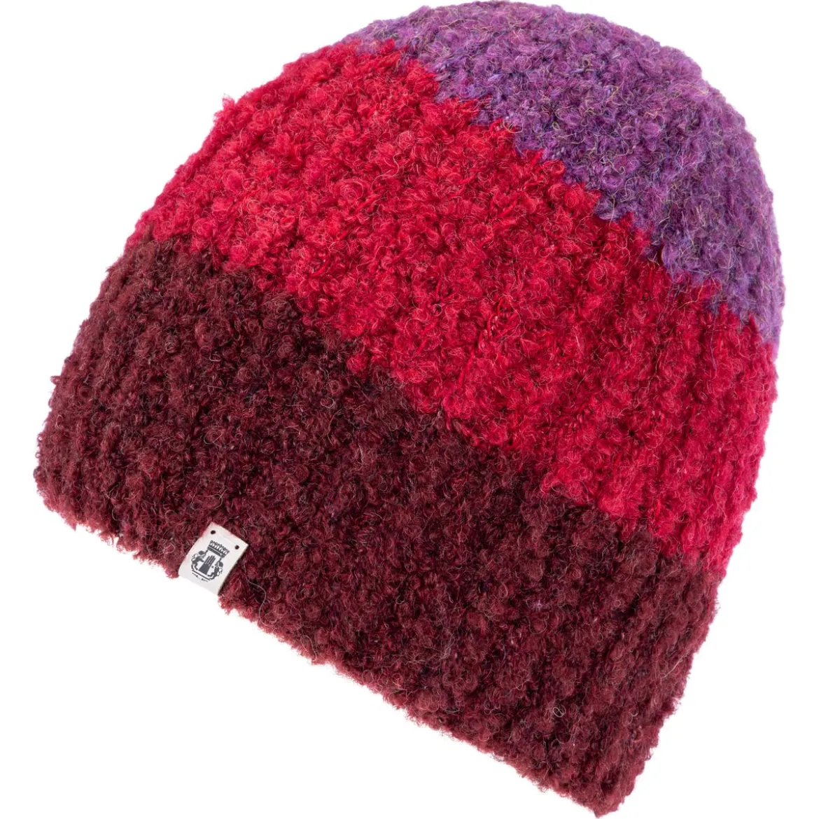 Cosy Bouclé New Mütze - multi wine (rot)