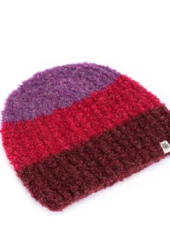 Cosy Bouclé New Mütze - multi wine (rot)