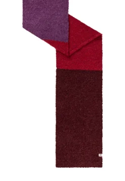 Cosy Bouclé New Schal 30x180 - multi wine (rot)