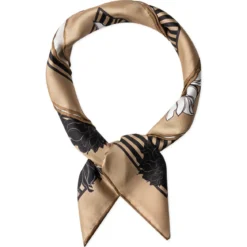 Dahlias & Stripes 64x64 - beige (beige)