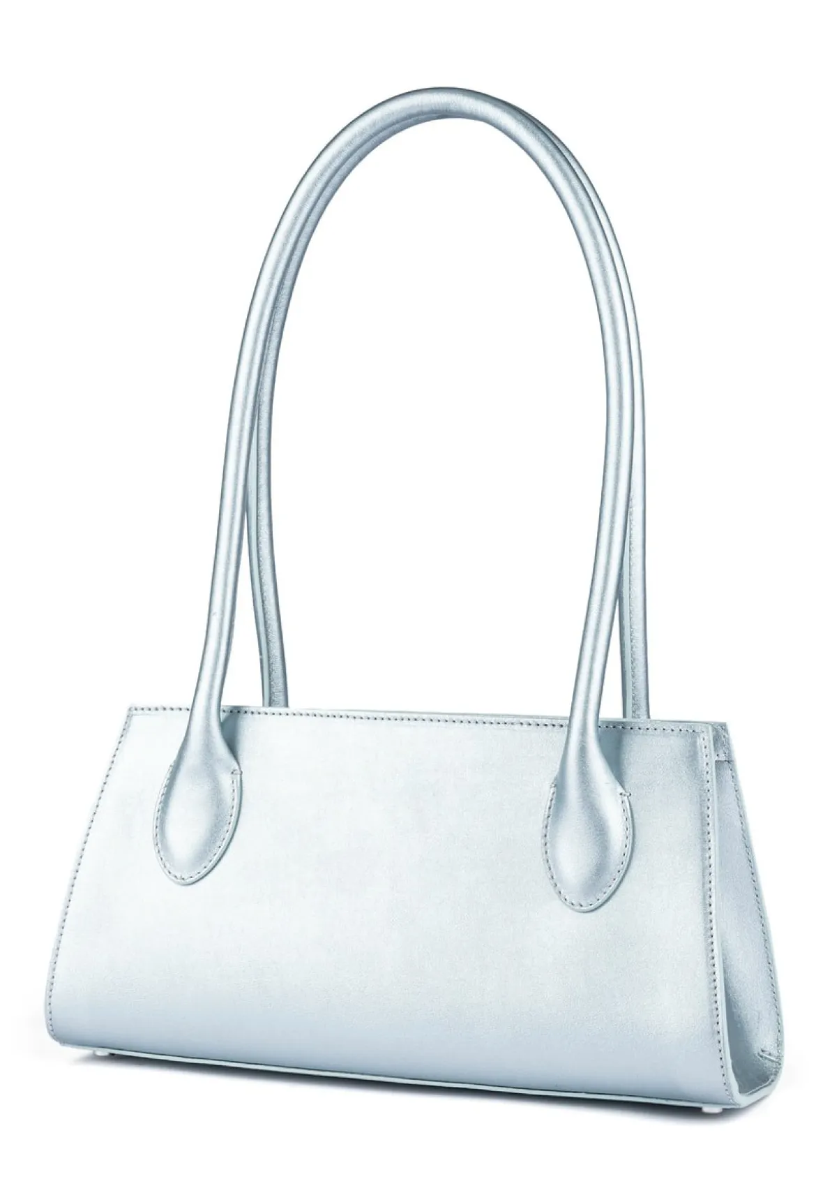 Elisa metallic handbag small - silver (grau)
