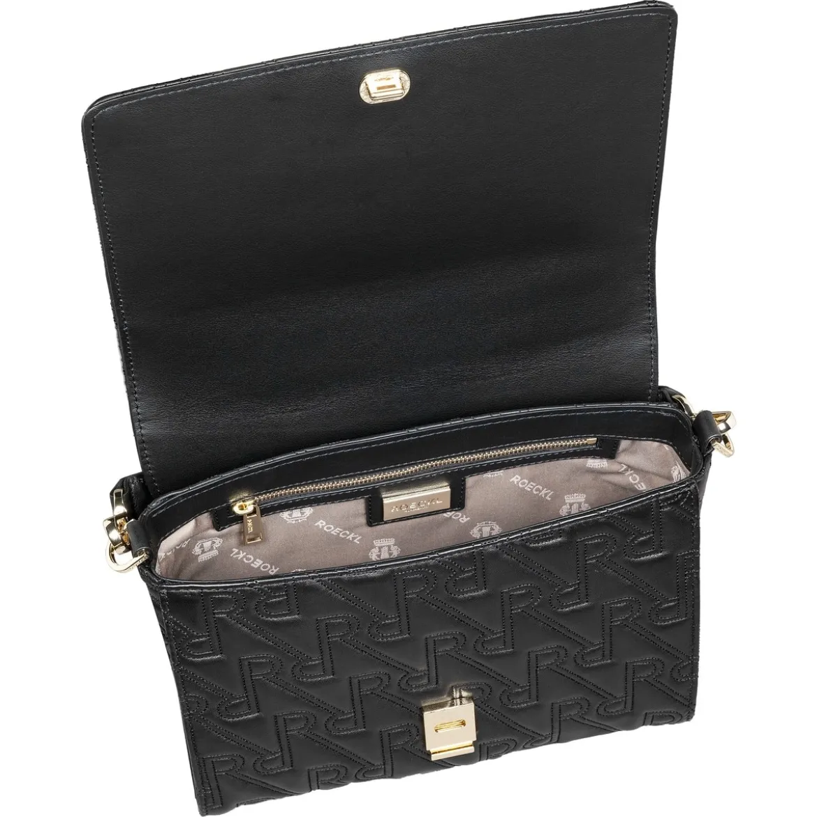 Emilia quilted small - black (schwarz)