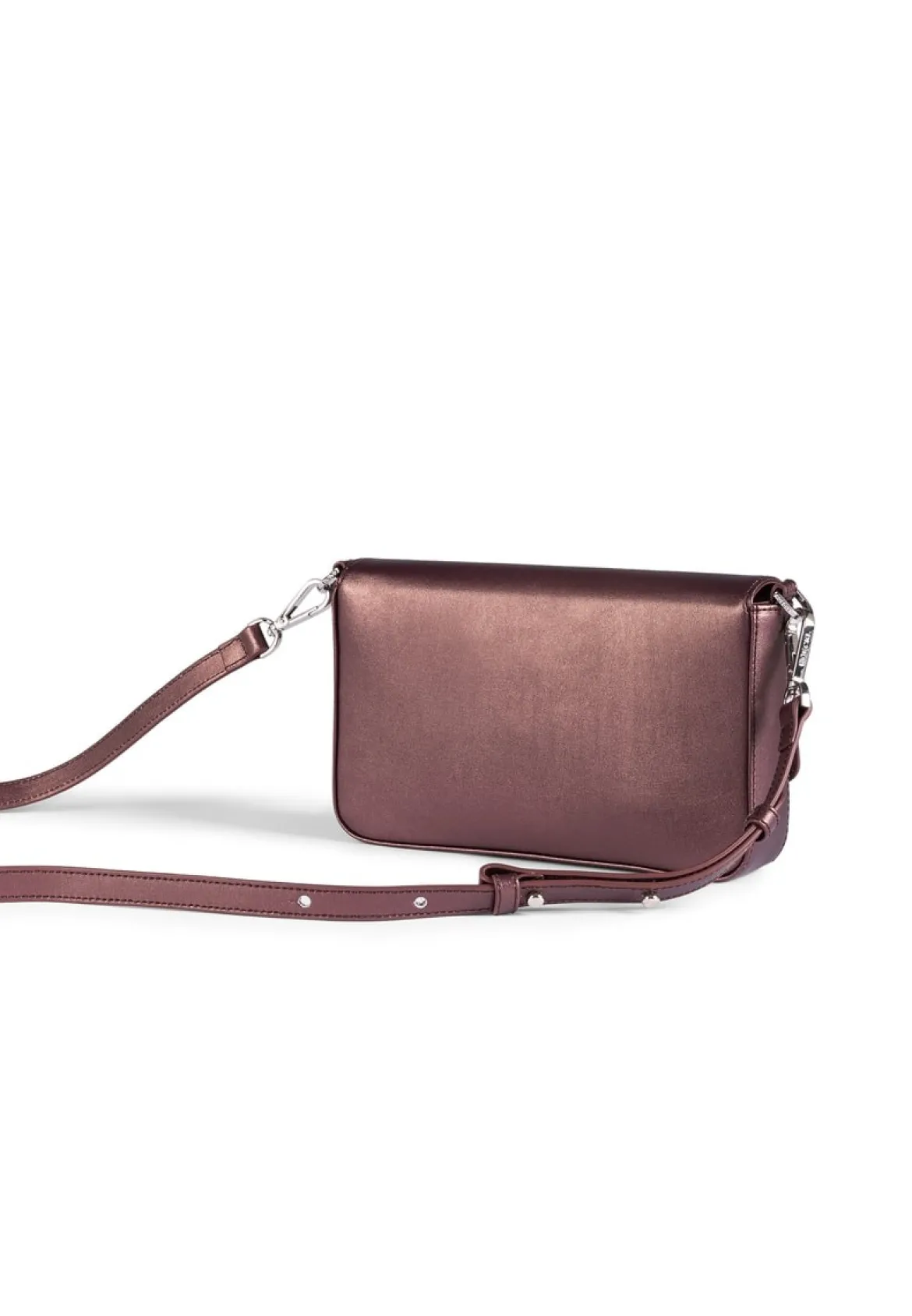 Emilia Shoulder bag metallic XS - wine (rot)