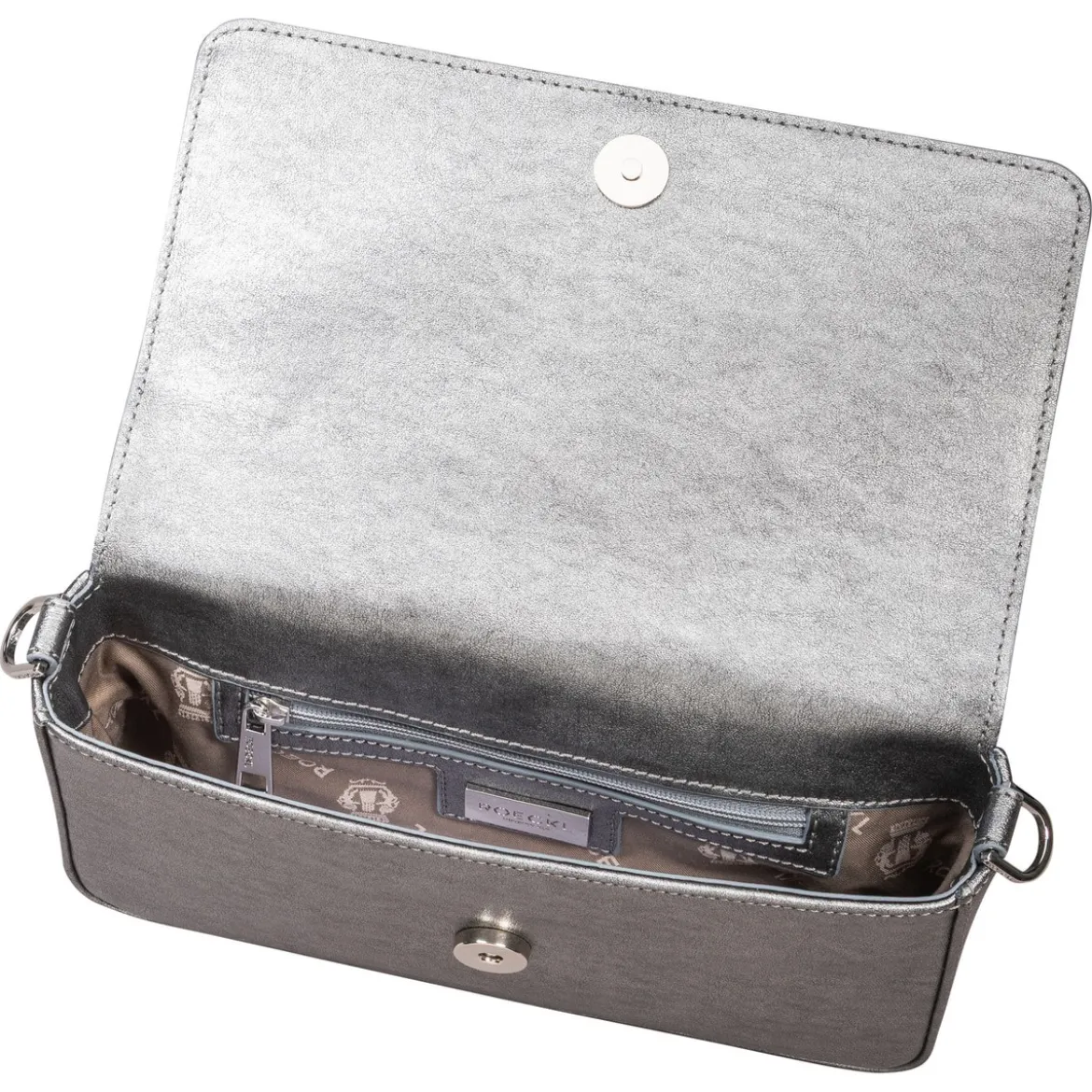 Emilia Shoulder bag metallic XS - platinum (grau)