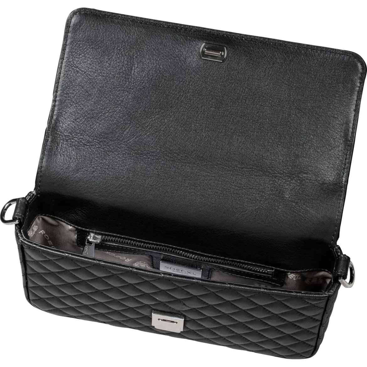 Emilia Shoulder bag Quilted XS - black (schwarz)