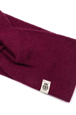 Essentials Stirnband - wine (rot)