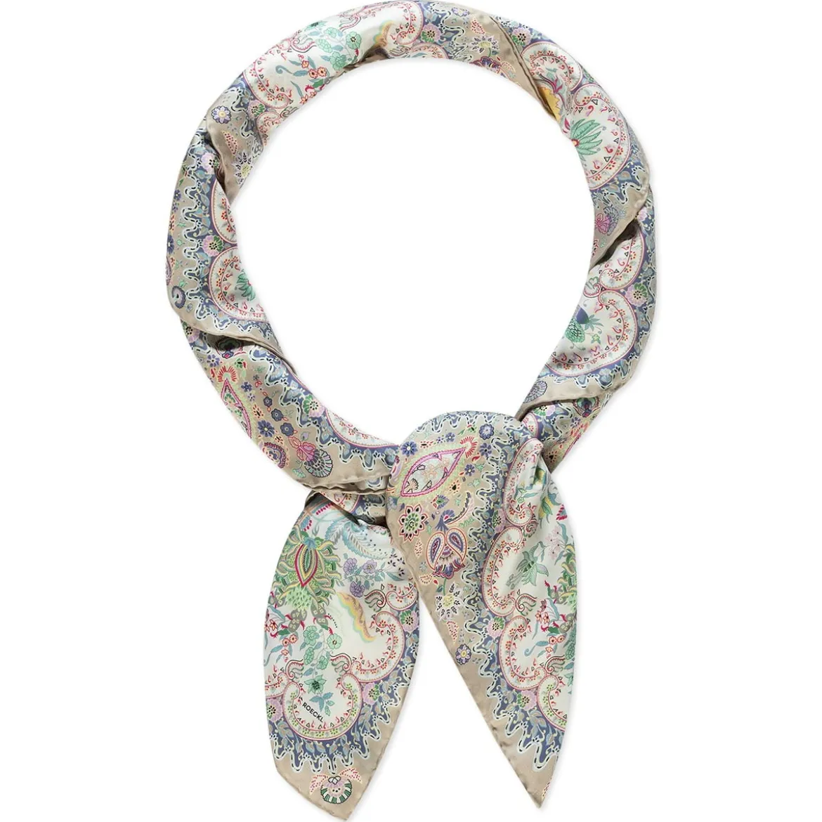 Fior di Seta 140x140 - multi pastel (beige)