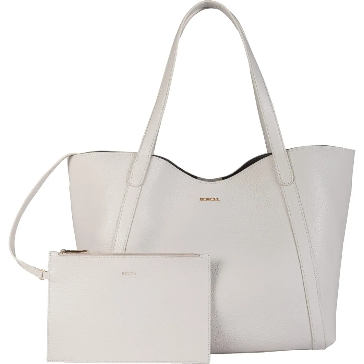 Florence Shopper Grained large - linen (beige)