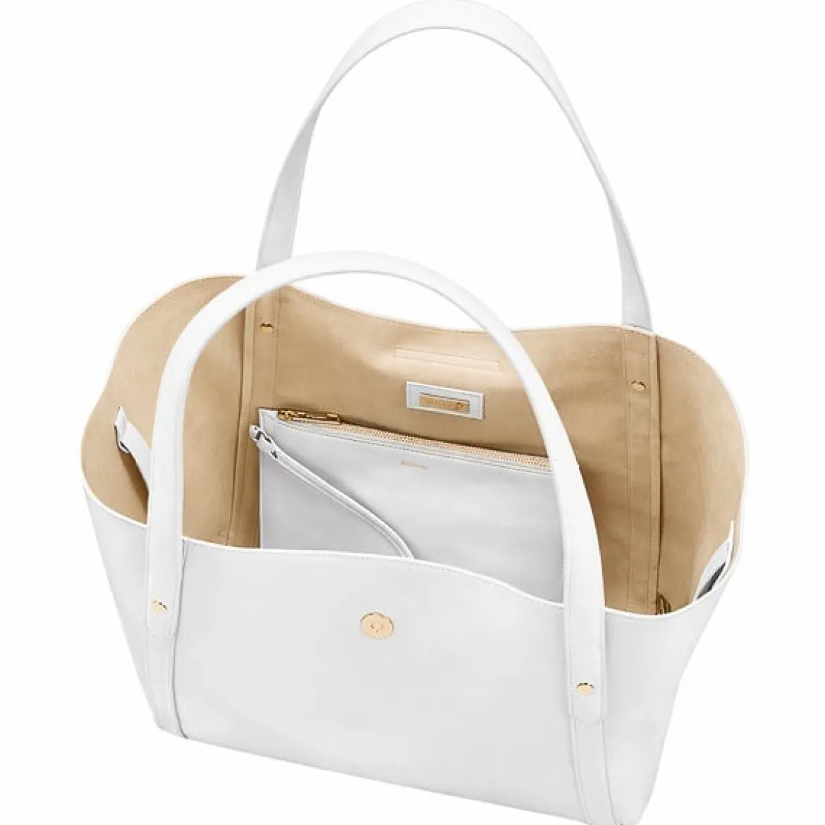 Florence Shopper medium - white (weiss)