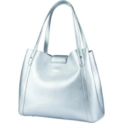 Florence Shopper metallic medium - silver (grau)