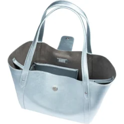 Florence Shopper metallic medium - silver (grau)