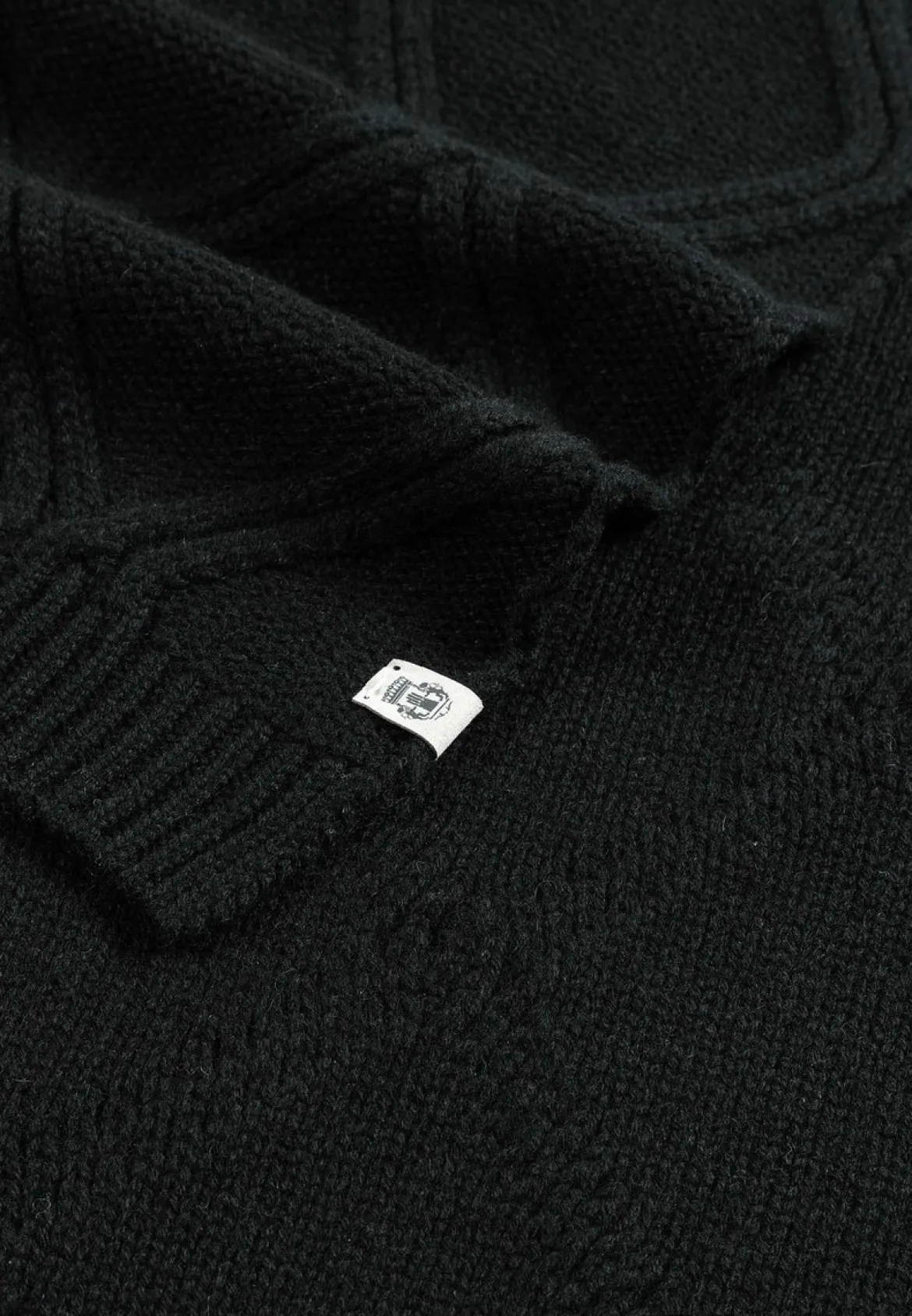 Frozen Winter Schal 35x180 - black (schwarz)