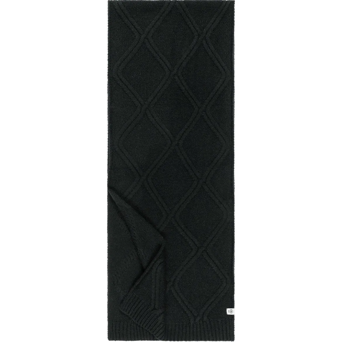 Frozen Winter Schal 35x180 - black (schwarz)
