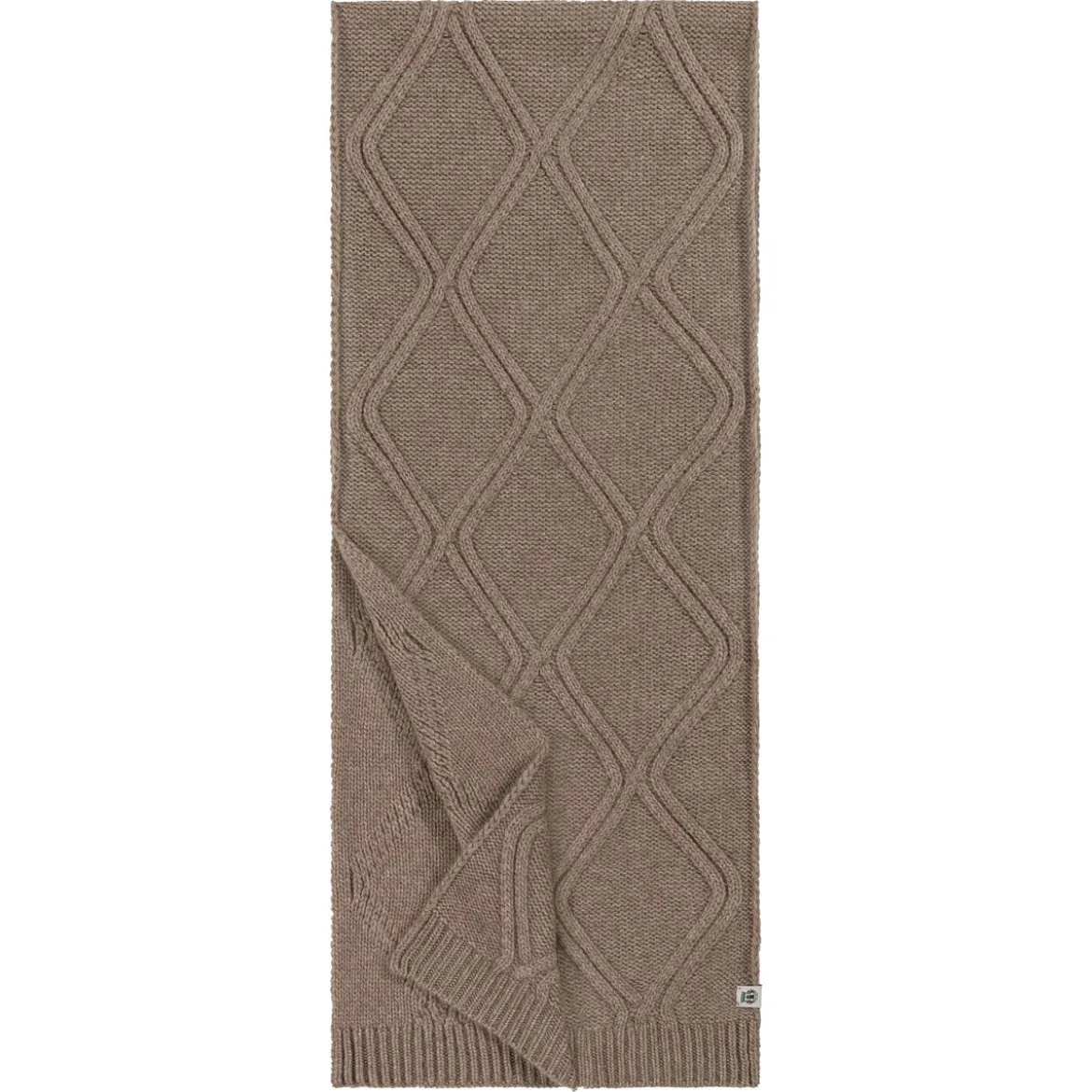 Frozen Winter Schal 35x180 - taupe (beige)