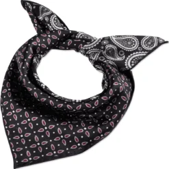Gentleman´s Poket Square 30x30 - multi black (schwarz)