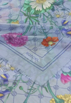 Glowing Bouquet 140x140 - multi bleu (blau)